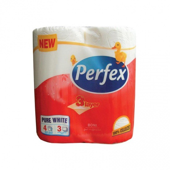 TP 3vr Perfex celulóza 15m 4ks | Papírové a hygienické výrobky - Toaletní papíry - Vícevrstvý